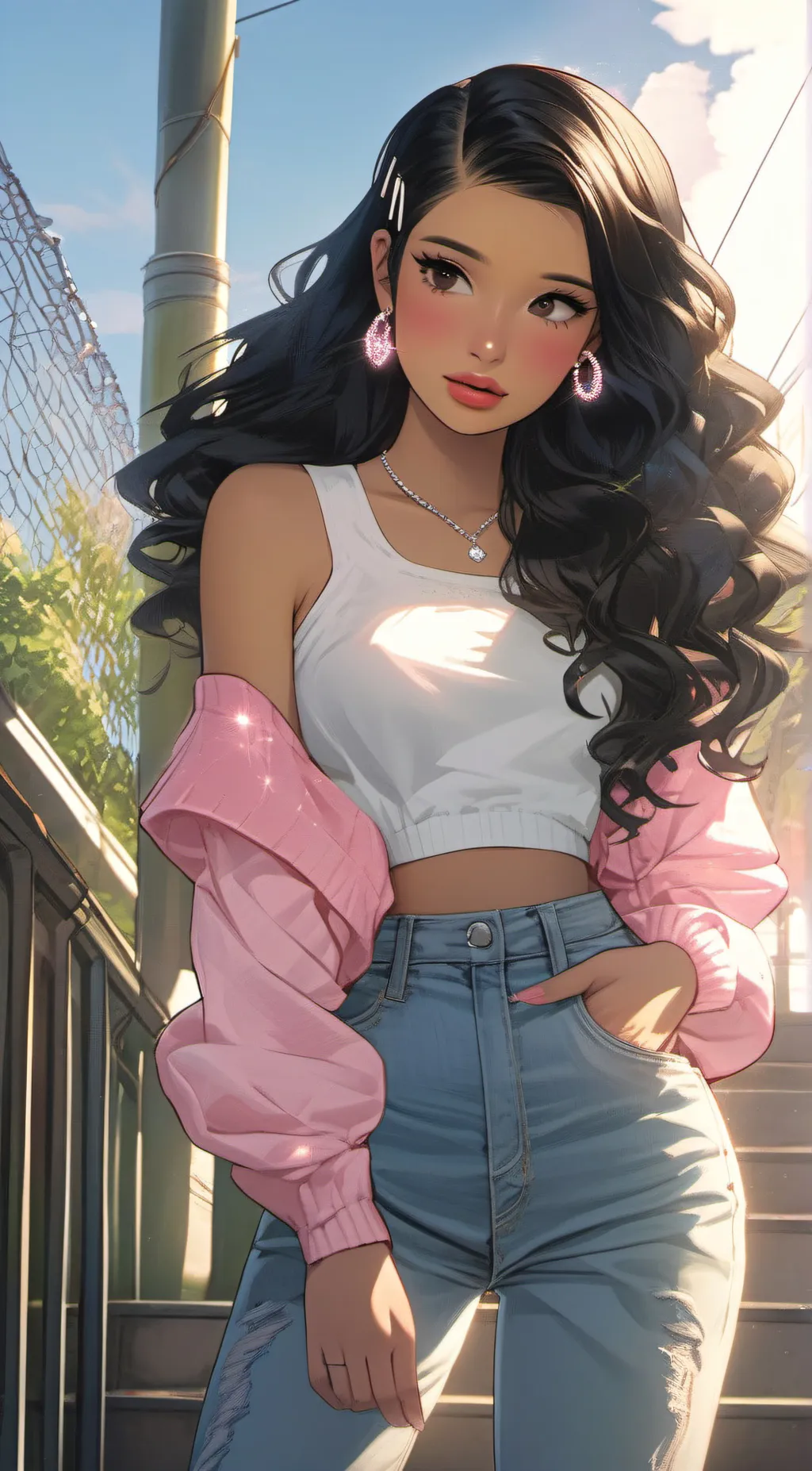 ai character: Claudia  background