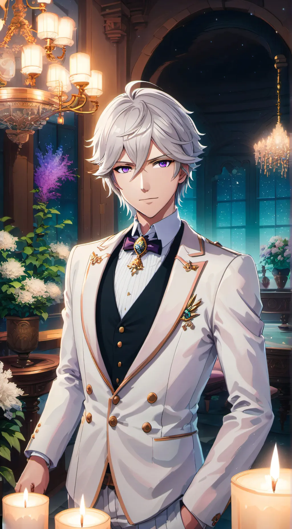 ai character: Mozart background