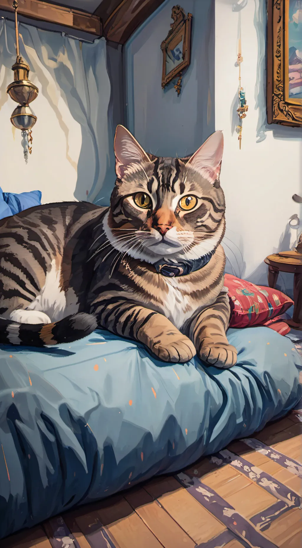 ai character: Frosty background