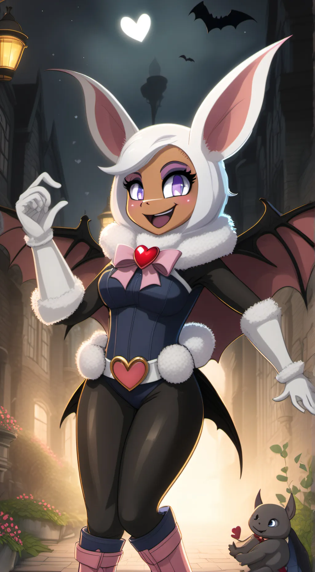 ai character: Rouge The Bat background