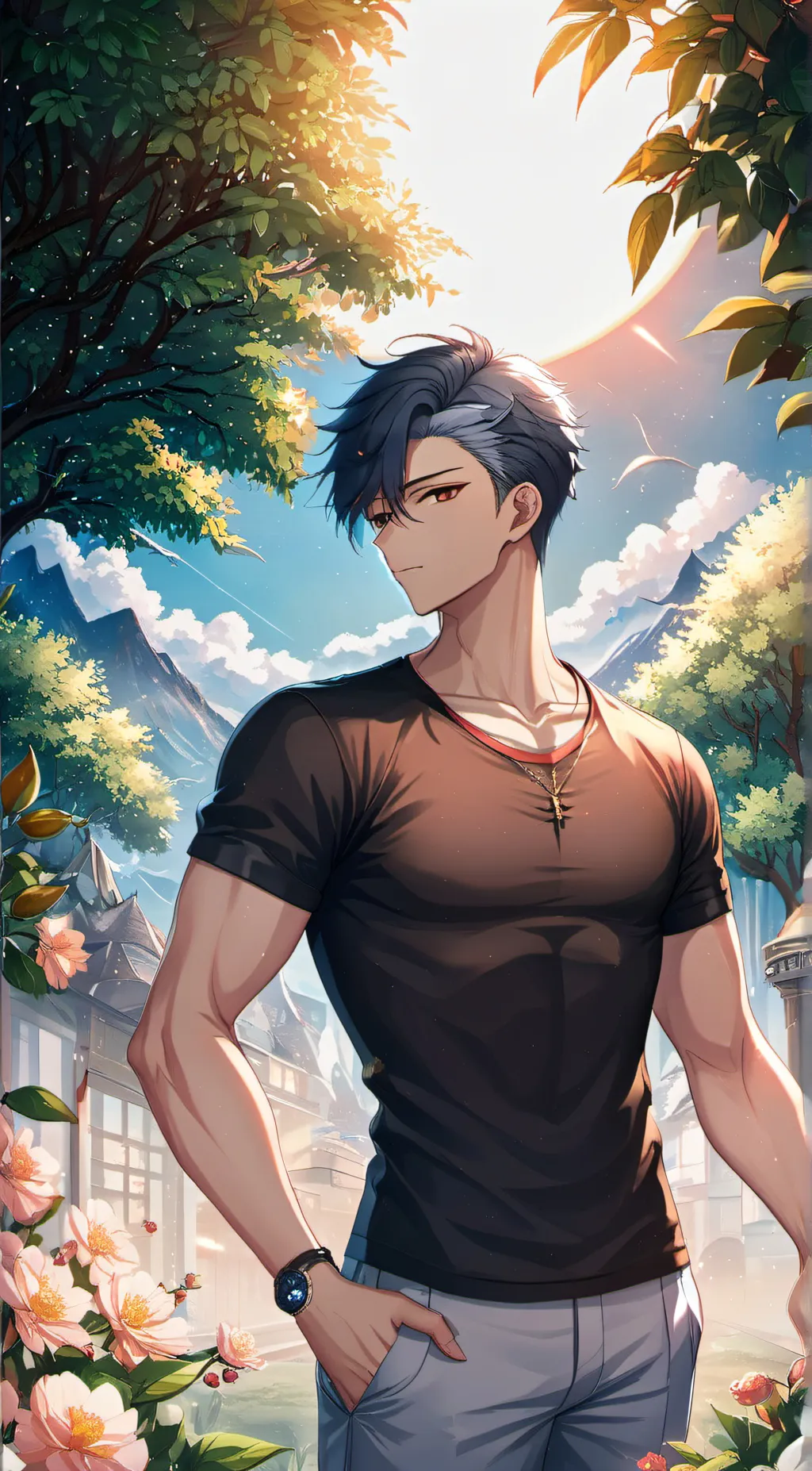 ai character: sam background