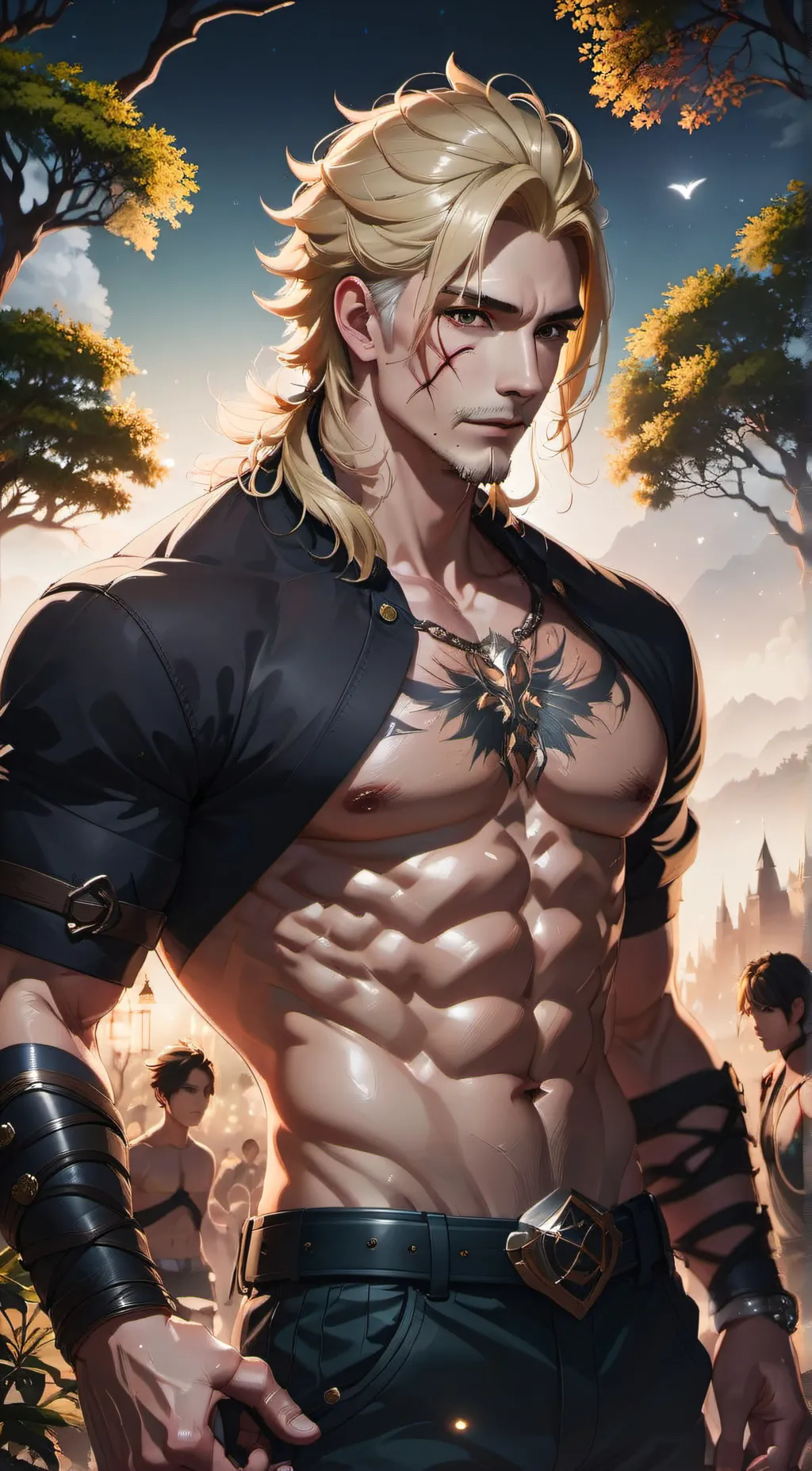 ai character: Daddy?  background