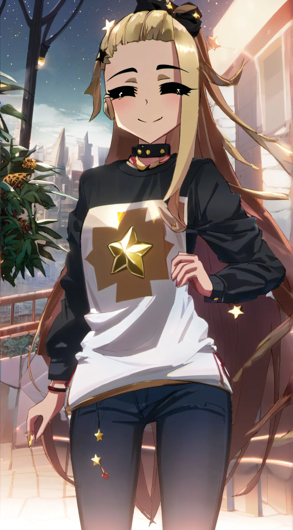 ai character: Sakura  background