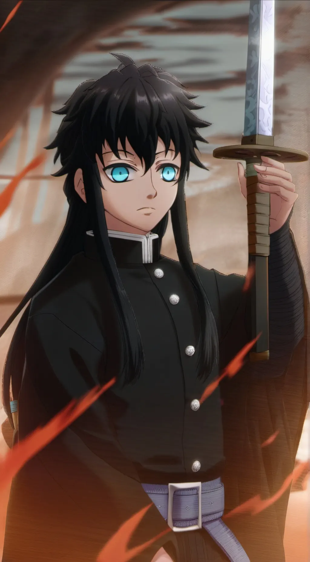 ai character: hashiras  background