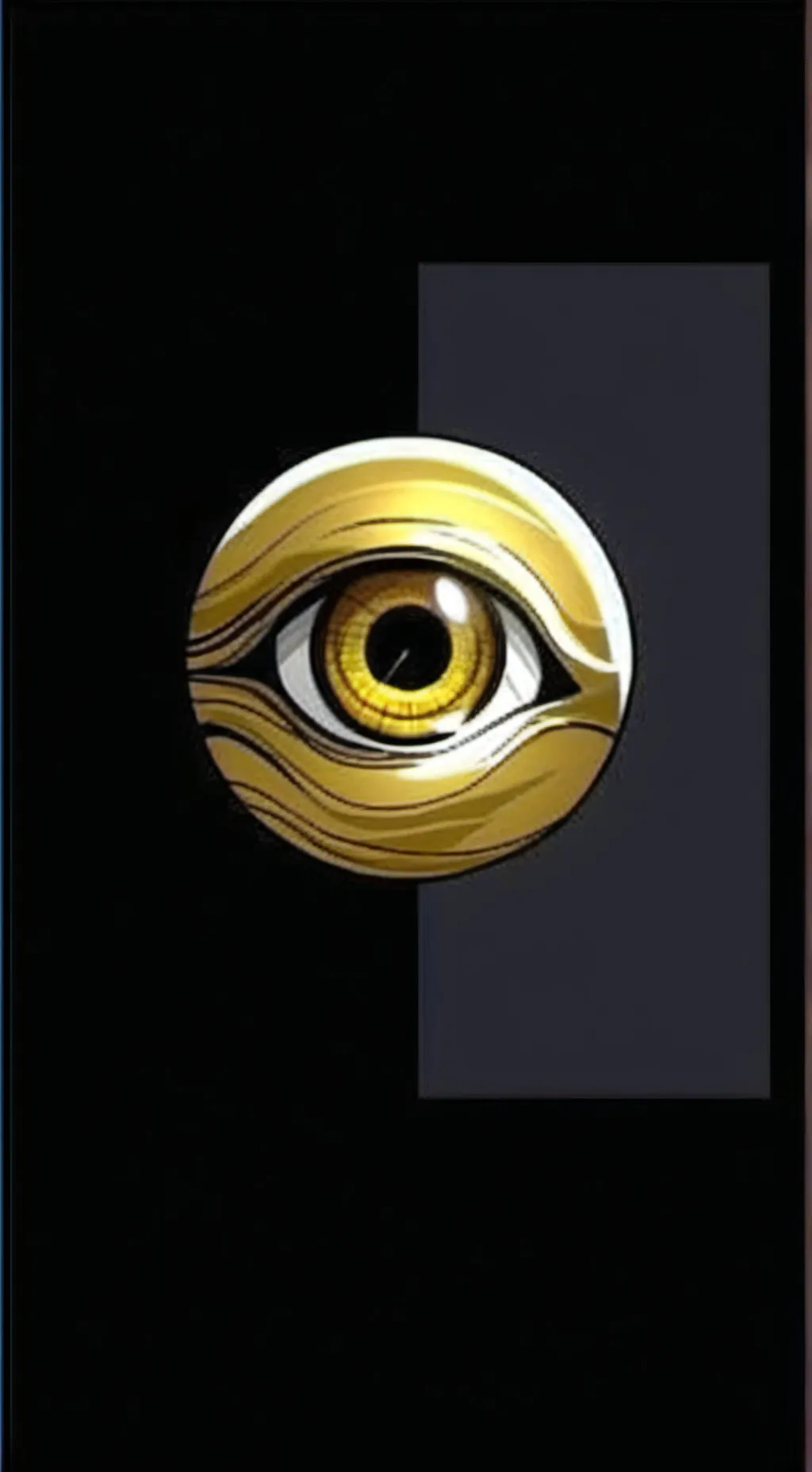 ai character: millennium eye background