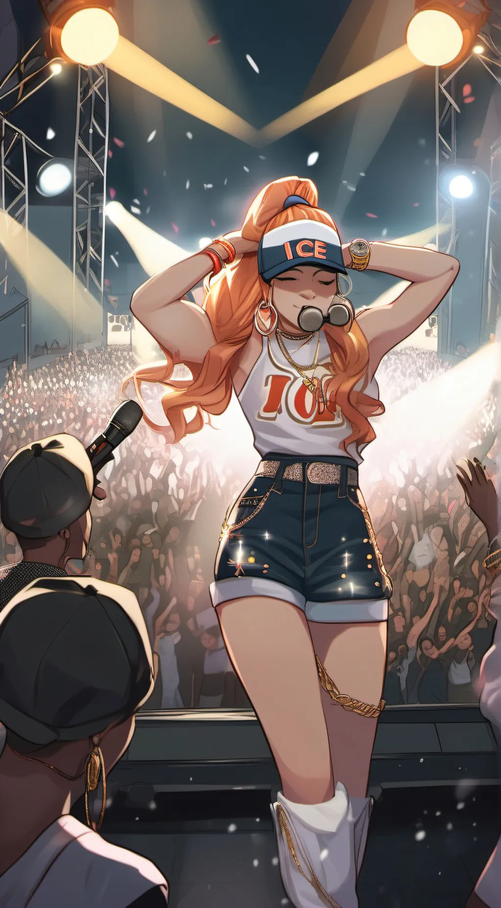 ai character: Ice Spice background