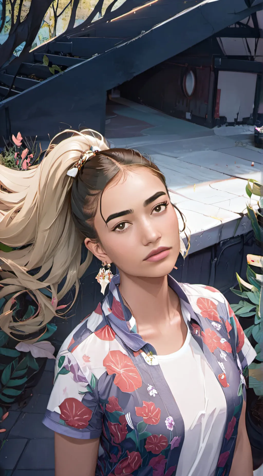 ai character: Sienna mae Gomez  background