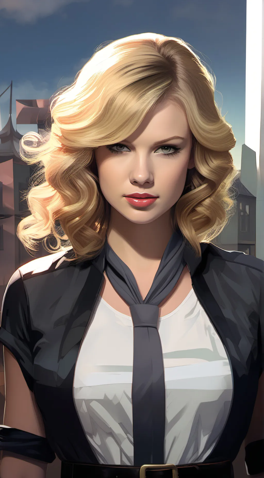 ai character: Taylor swift  background