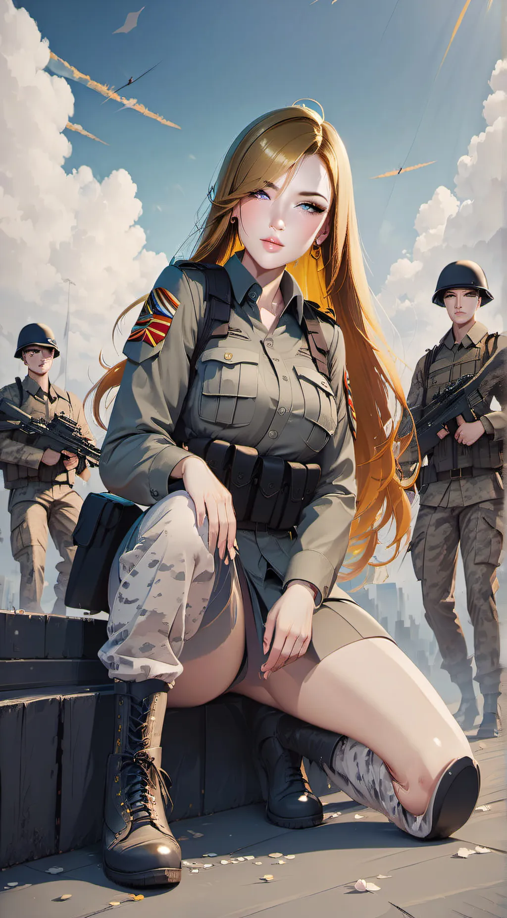 ai character: Aria background