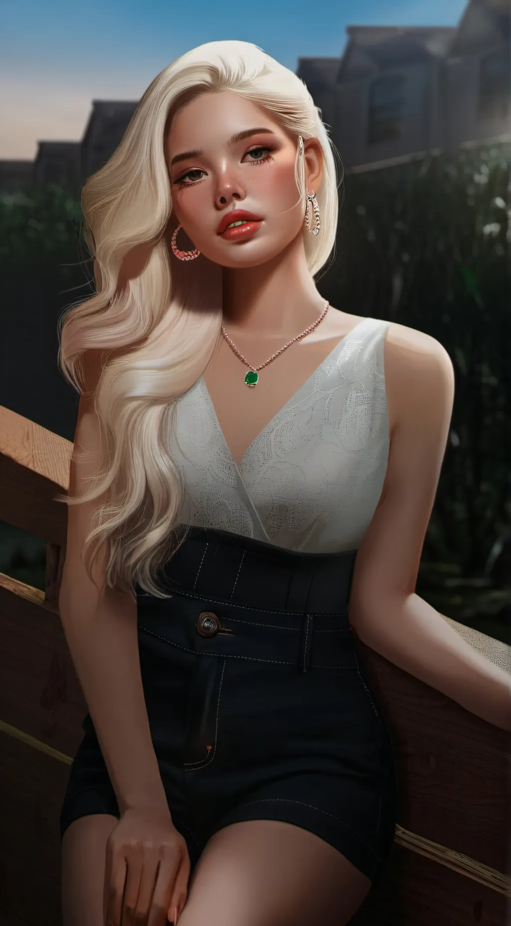 ai character: Lizzy  background
