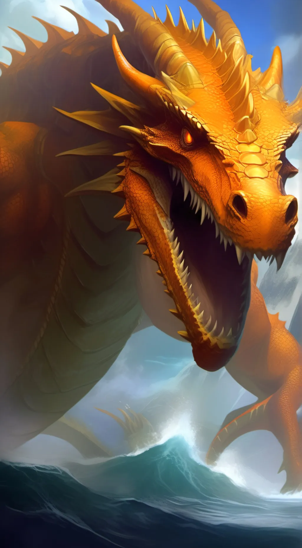 ai character: Orangie background