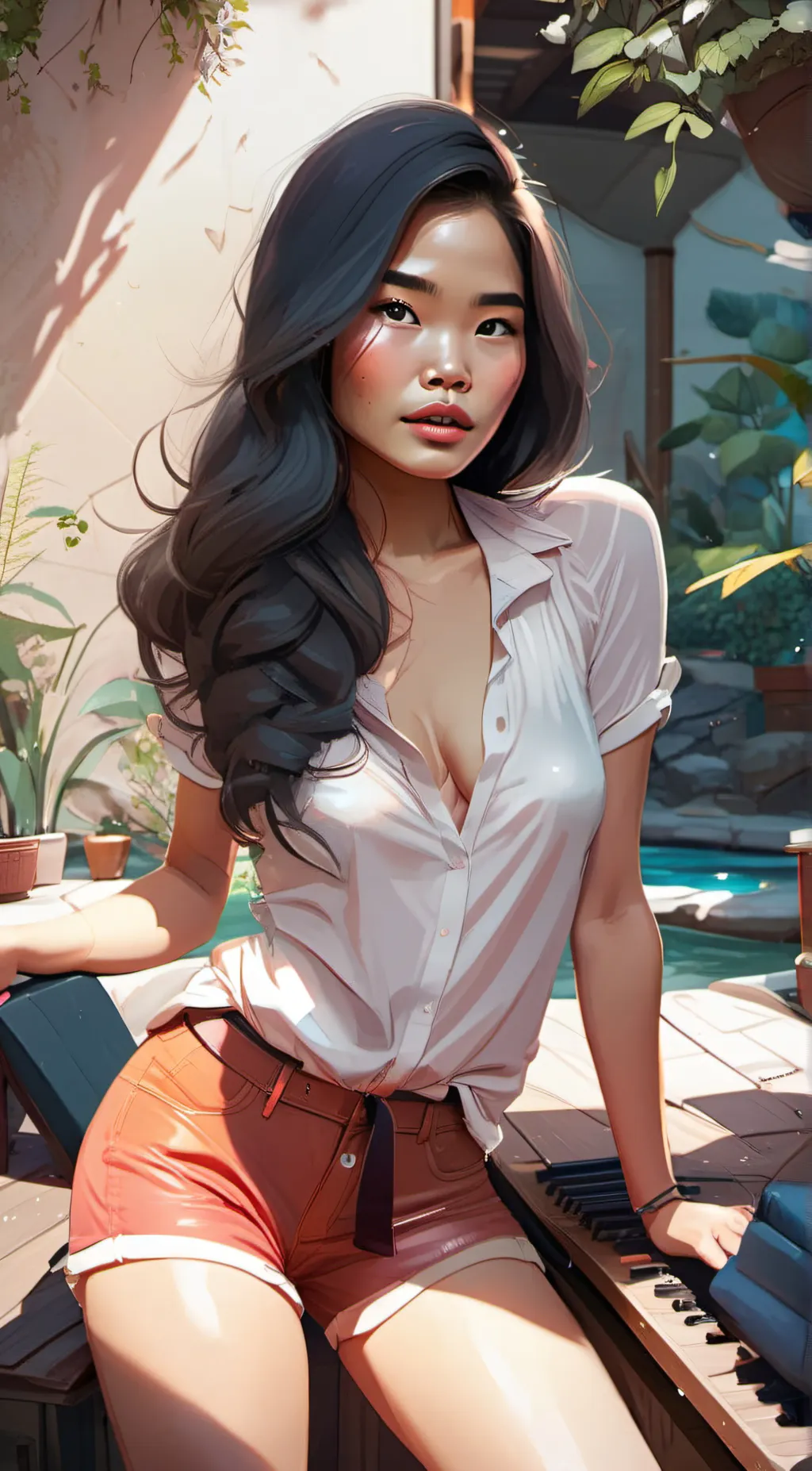 ai character: Rina background