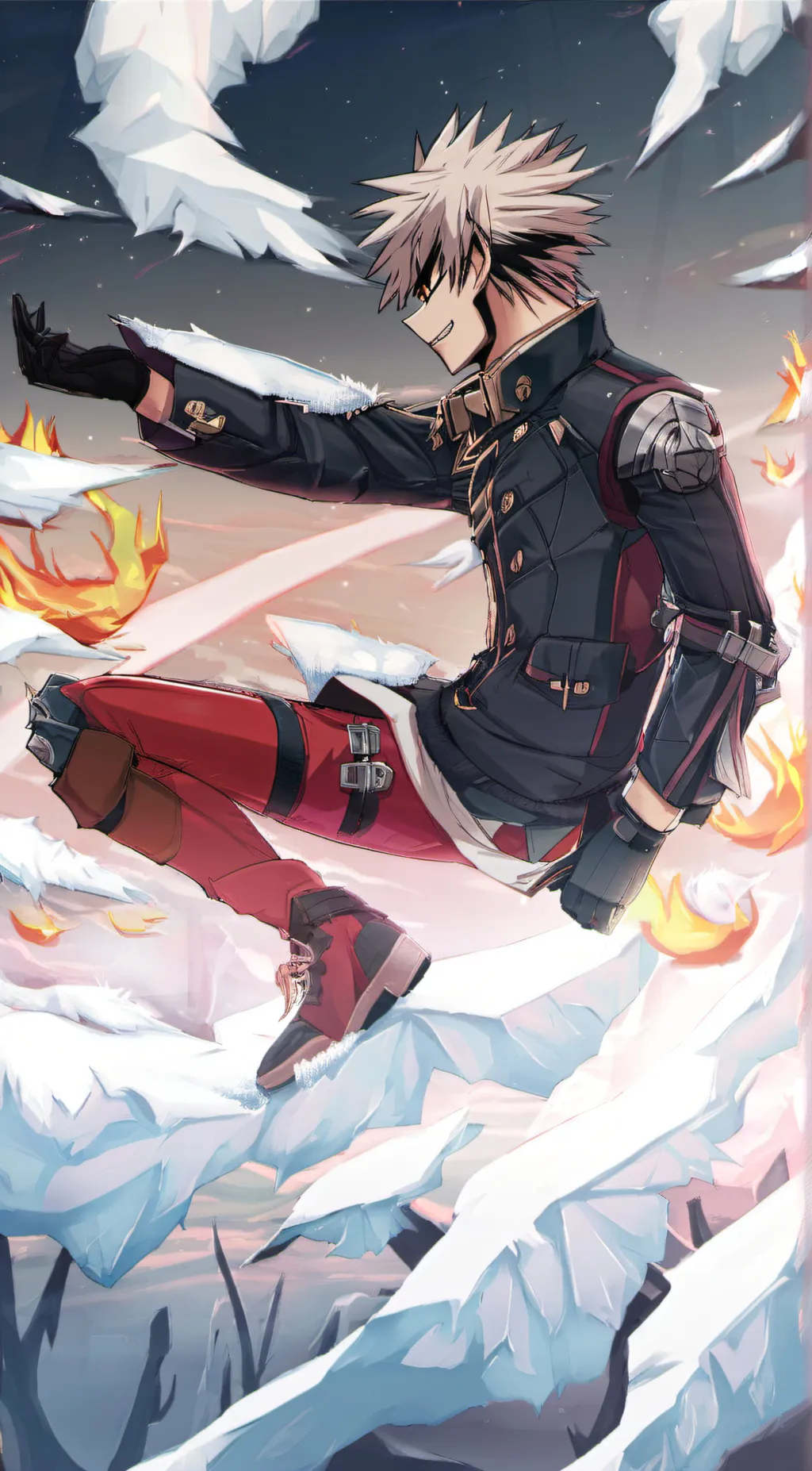ai character: Bakugou background