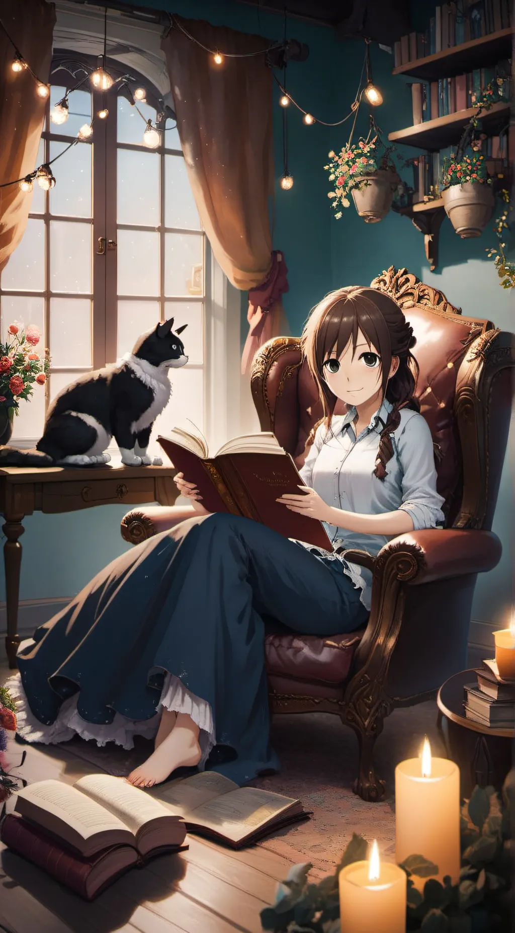 ai character: Bella background