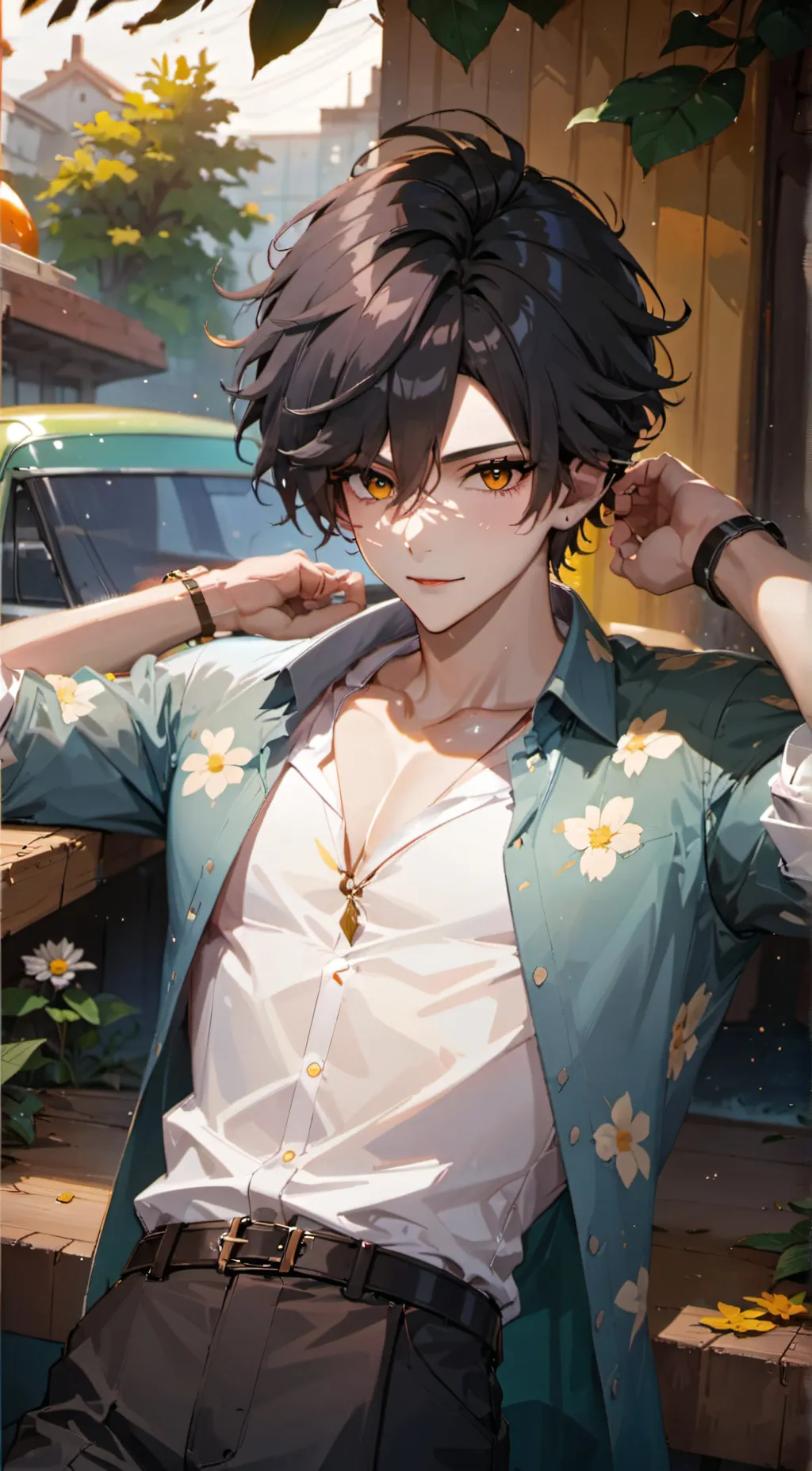ai character: Antonio  background