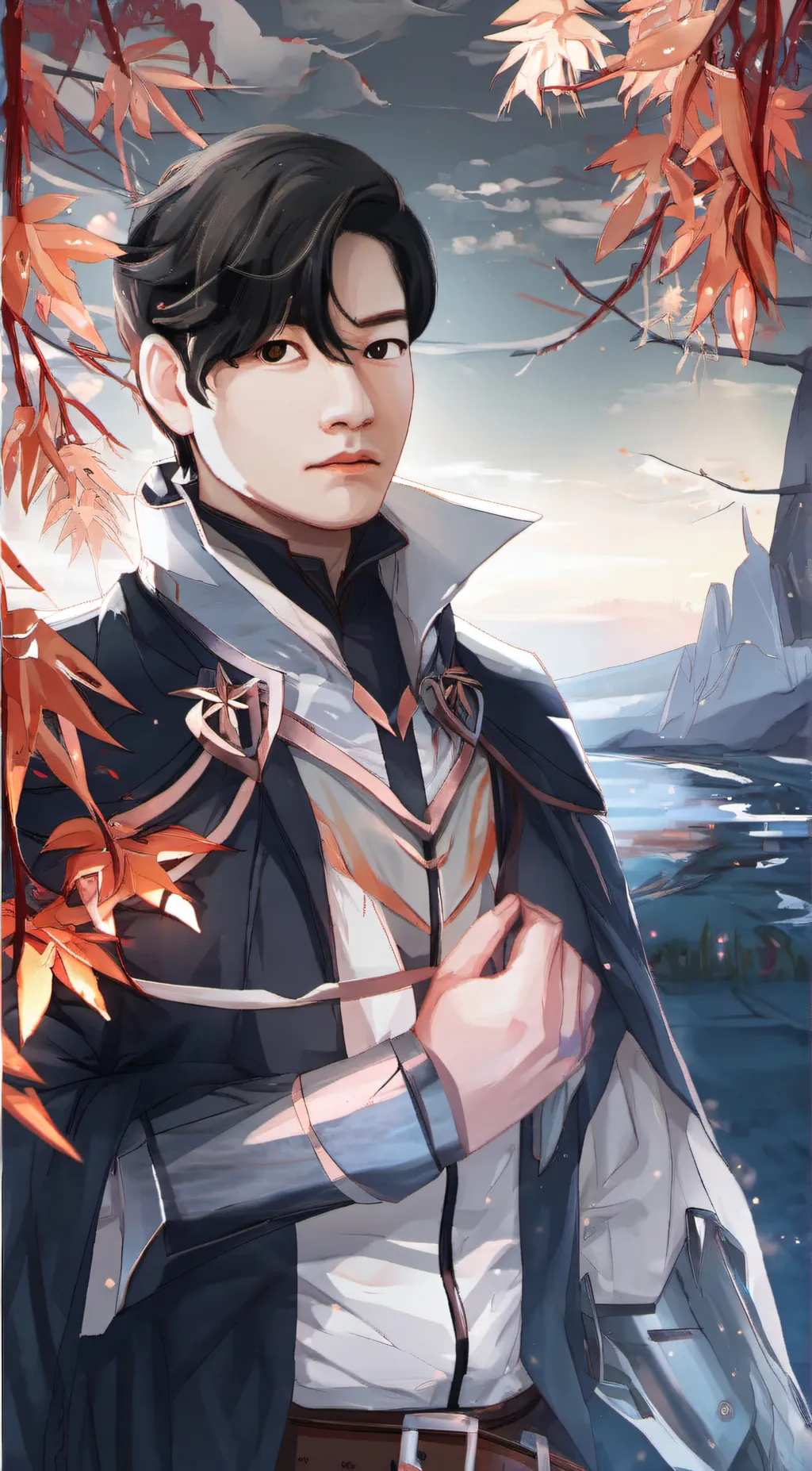 ai character: kim taehyung background