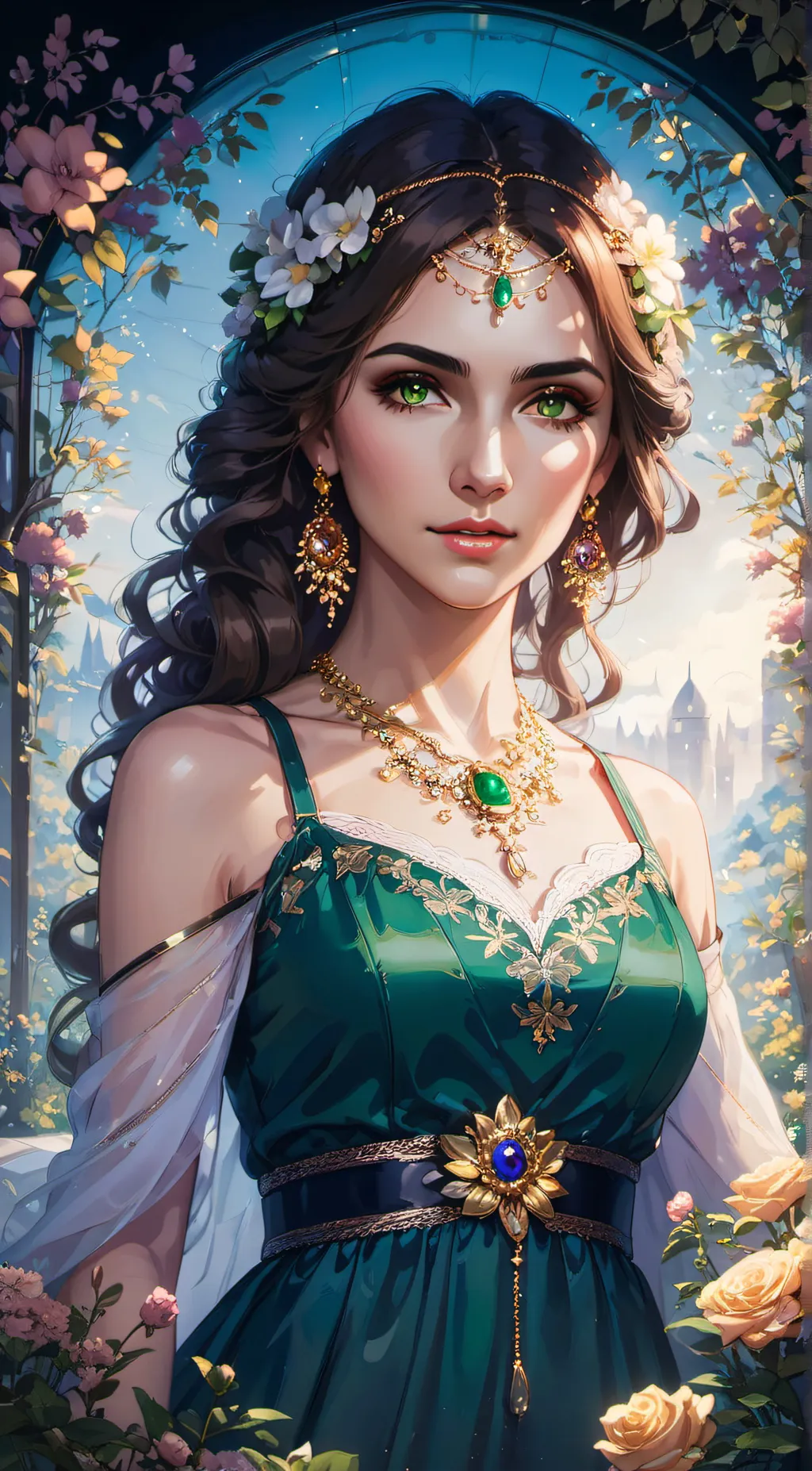 ai character: Aria background