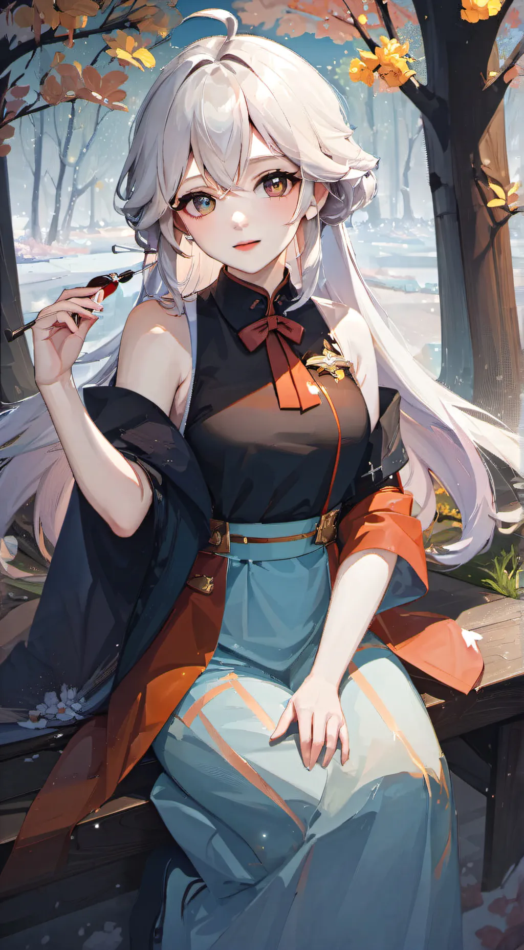 ai character: Katie  background