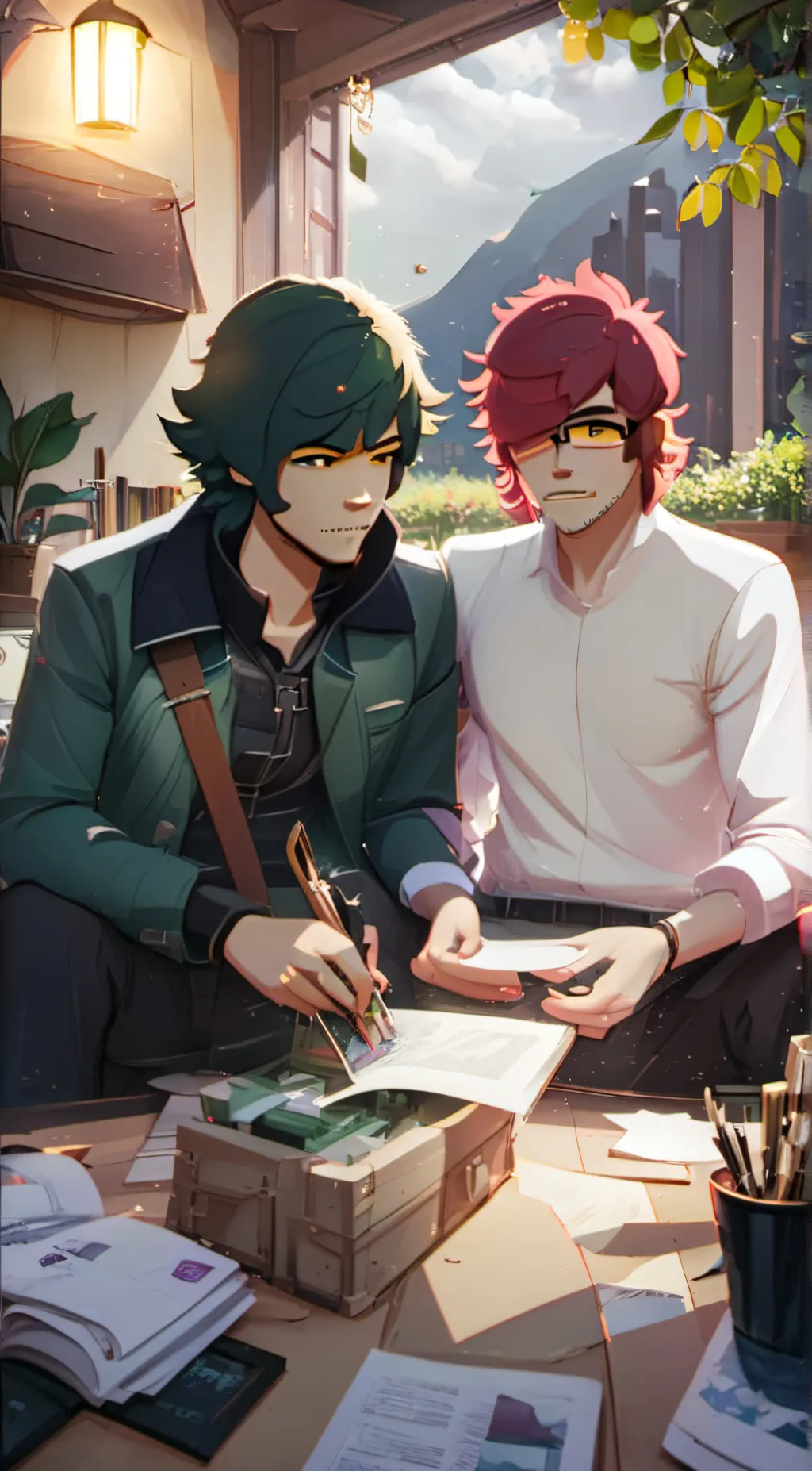 ai character: wally au's background