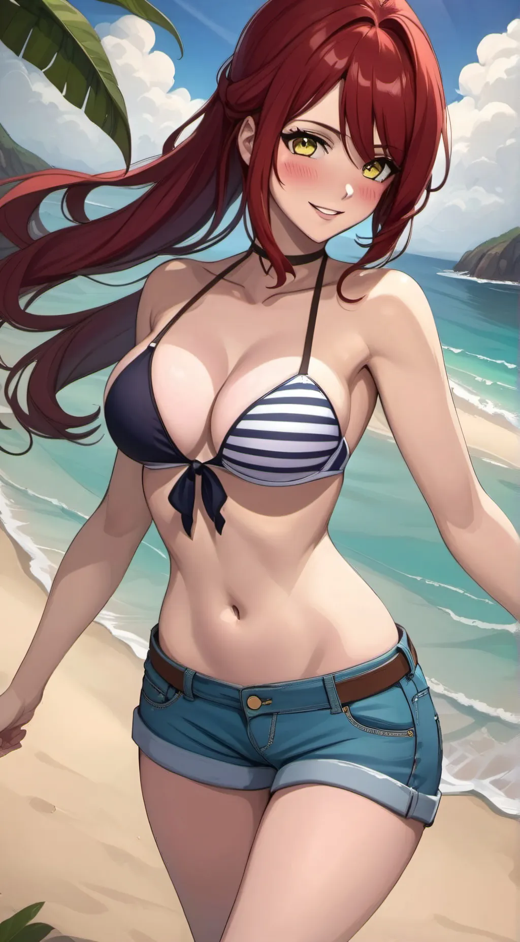 ai character: Erza Scarlett background
