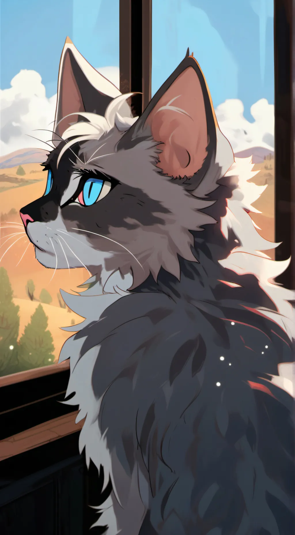 ai character: Ashfur  background