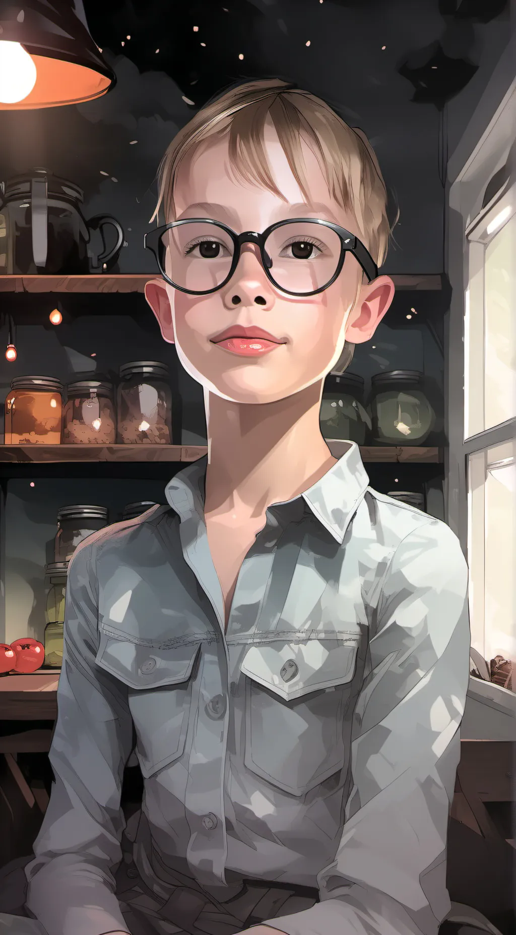 ai character: Logan Bloom  background