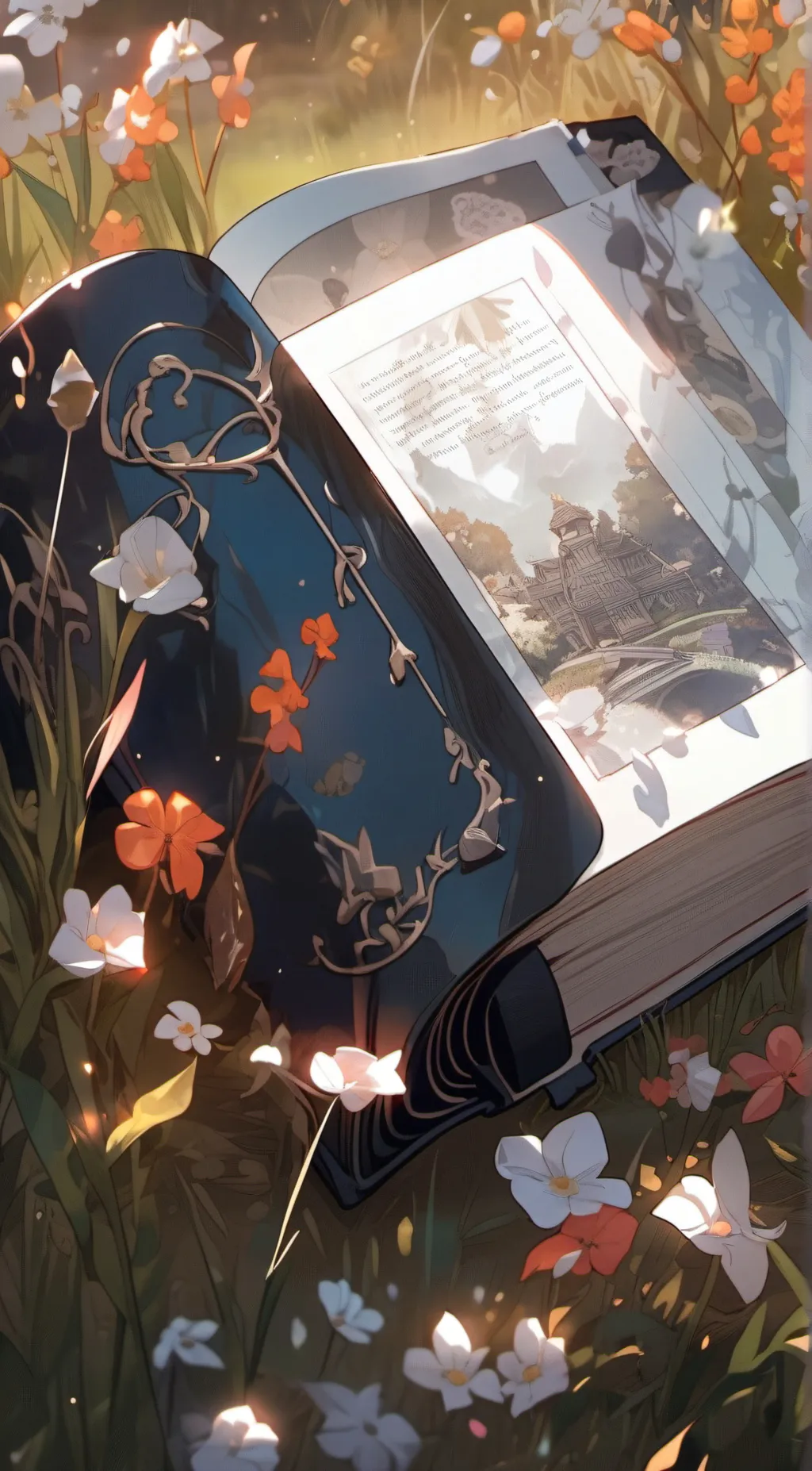 ai character: book background