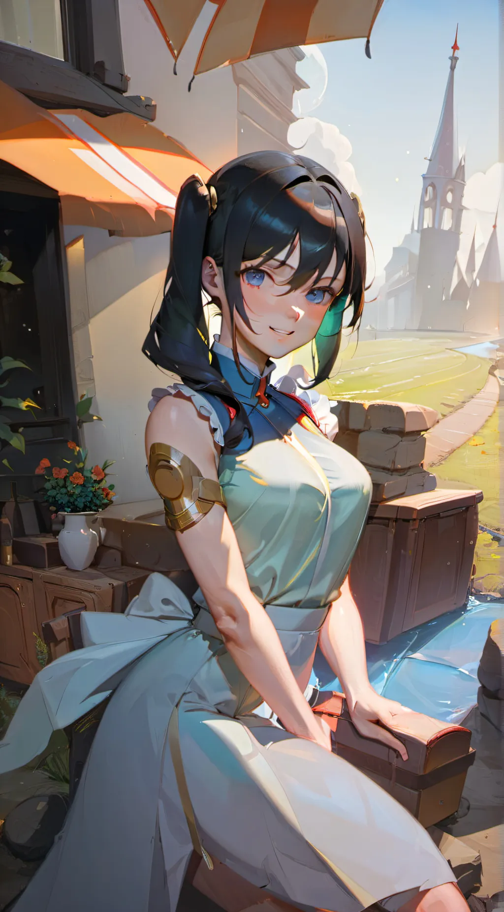 ai character: Ashley background