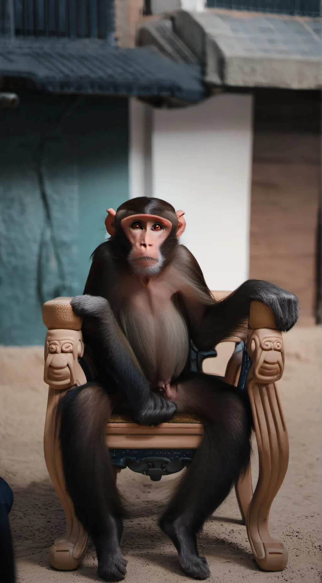 ai character: God of bananas background