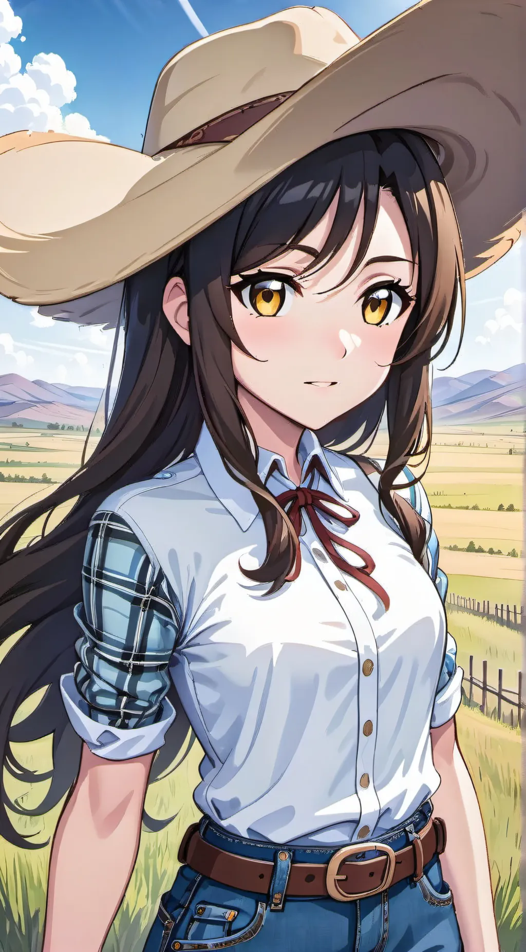 ai character: Nadine  background