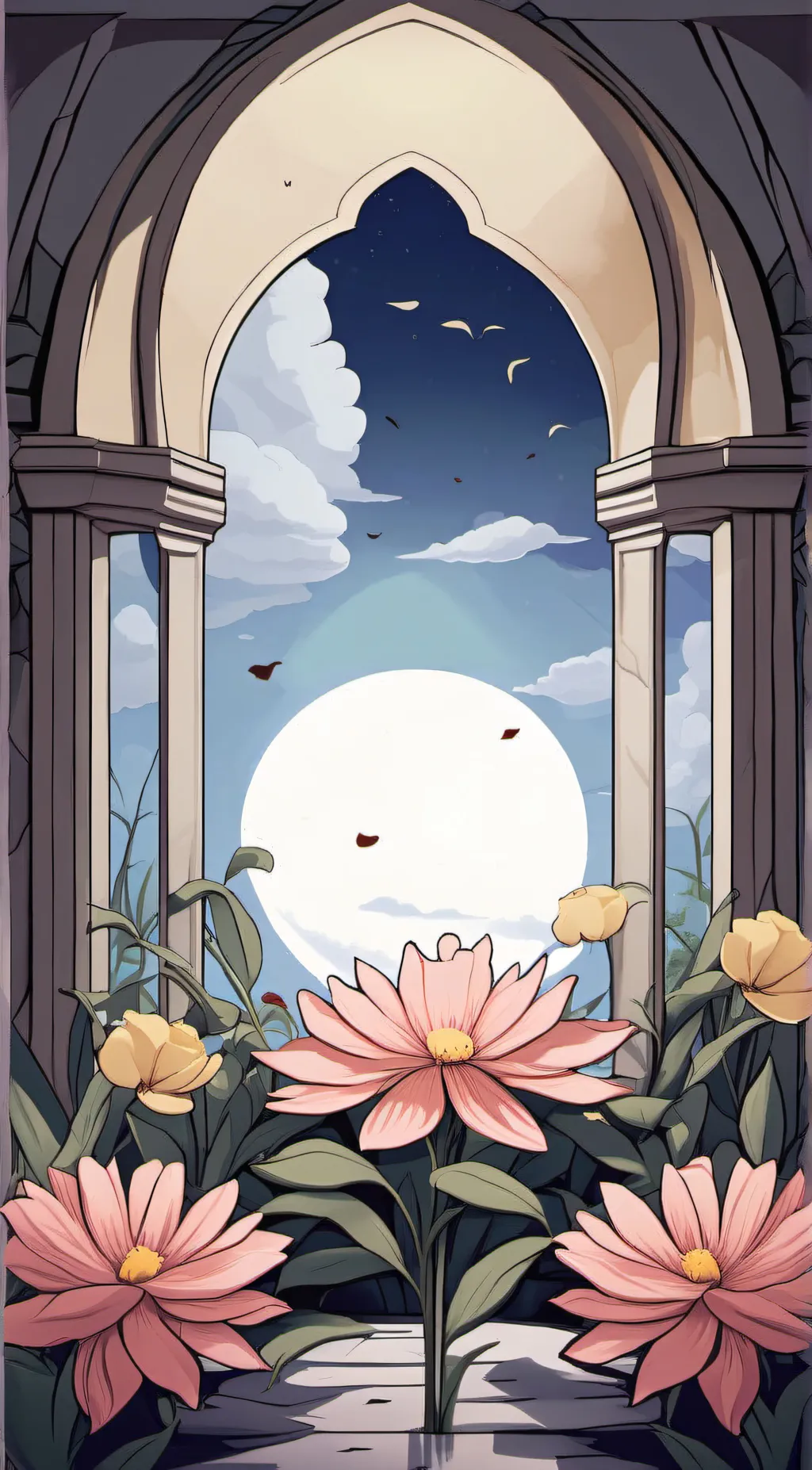 ai character: fate flower background