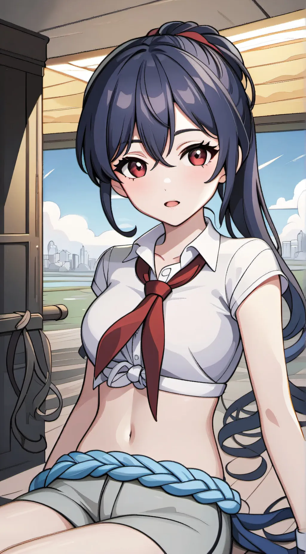 ai character: honna background