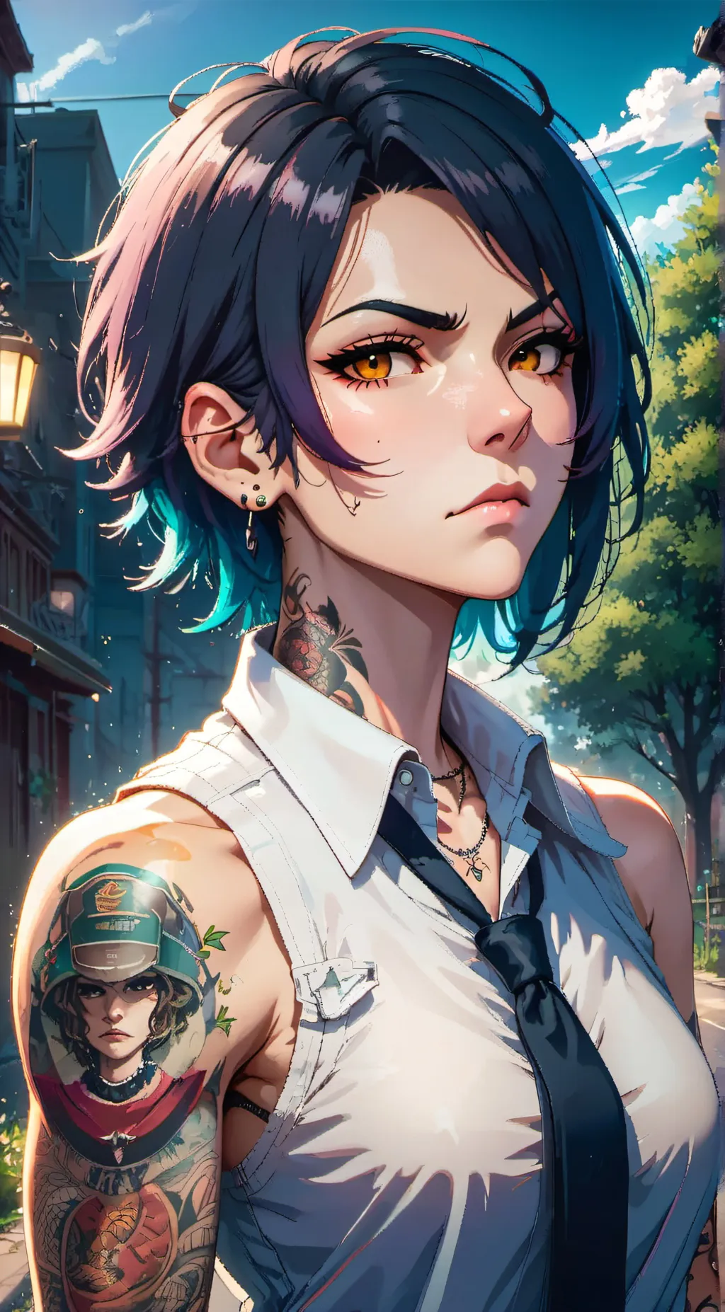 ai character: Nova  background