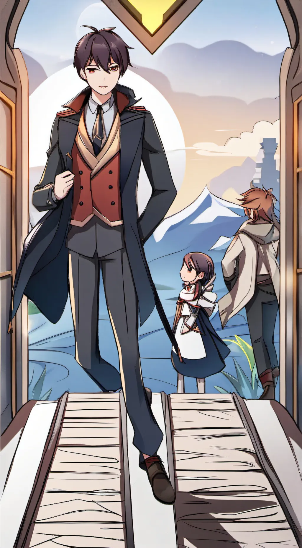 ai character: London background