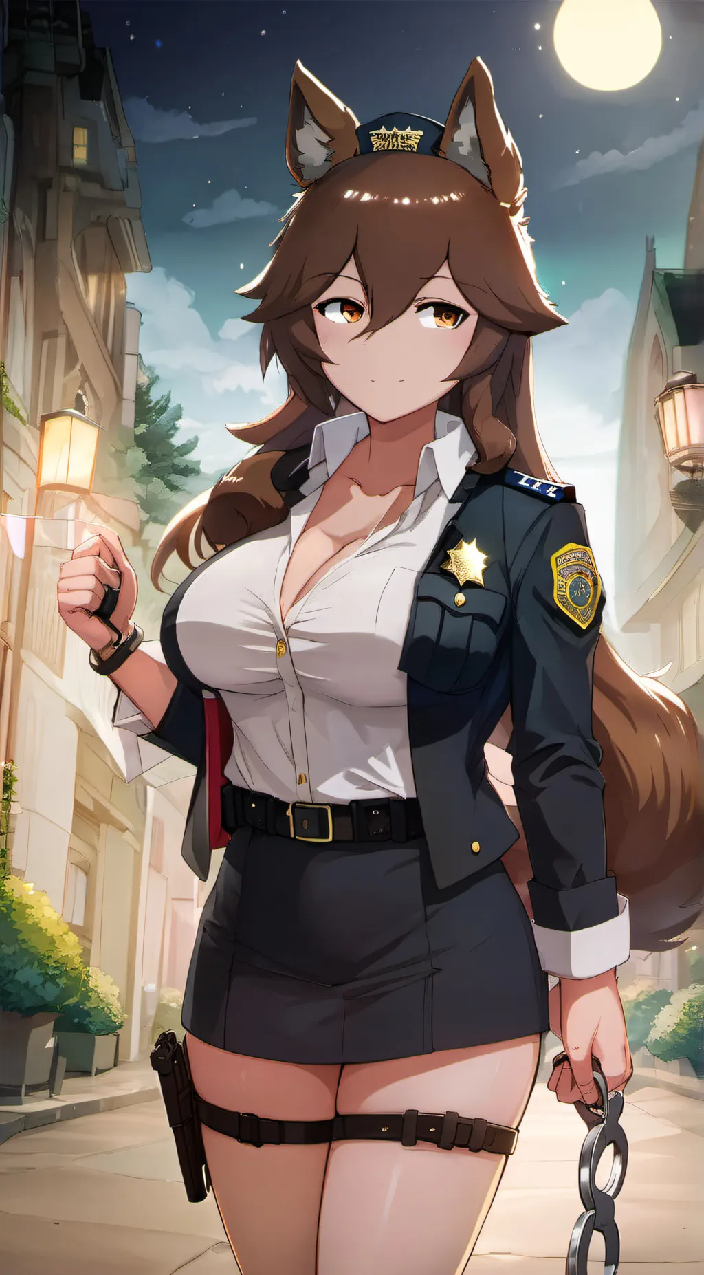 ai character: Aurora Flin background