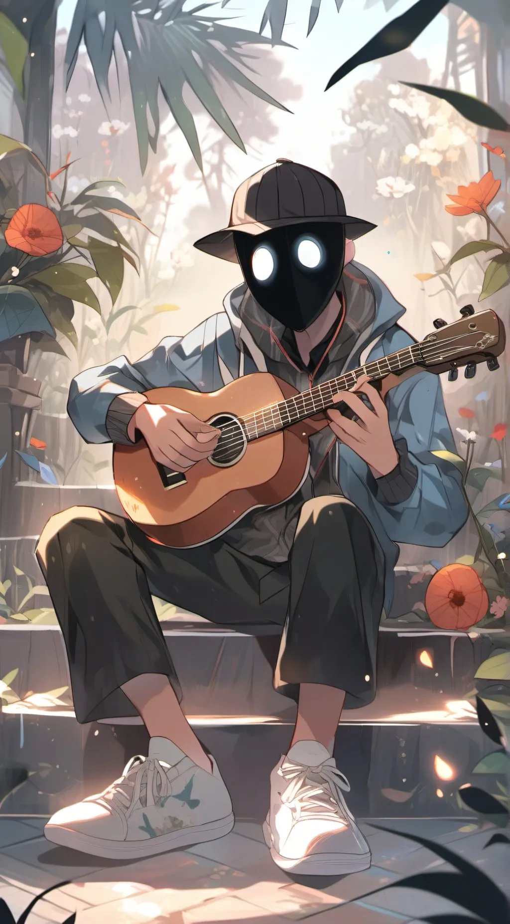 ai character: boywithuke  background