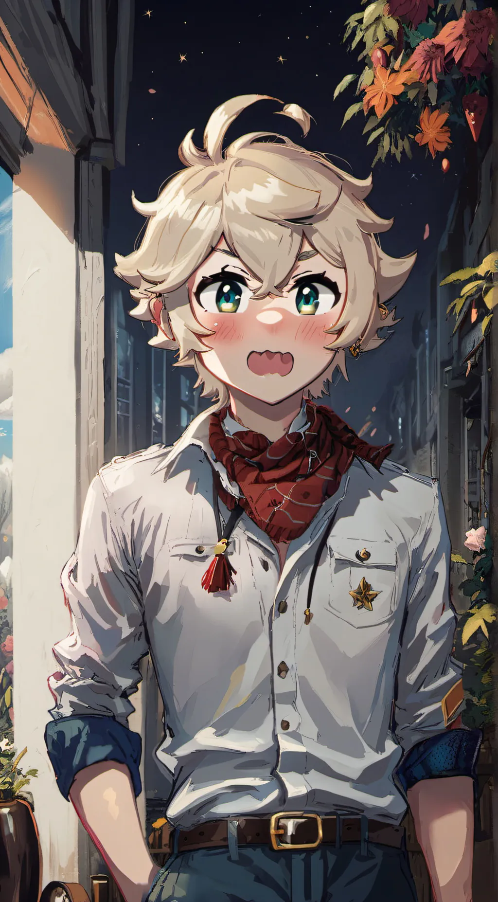 ai character: the gay boy  background