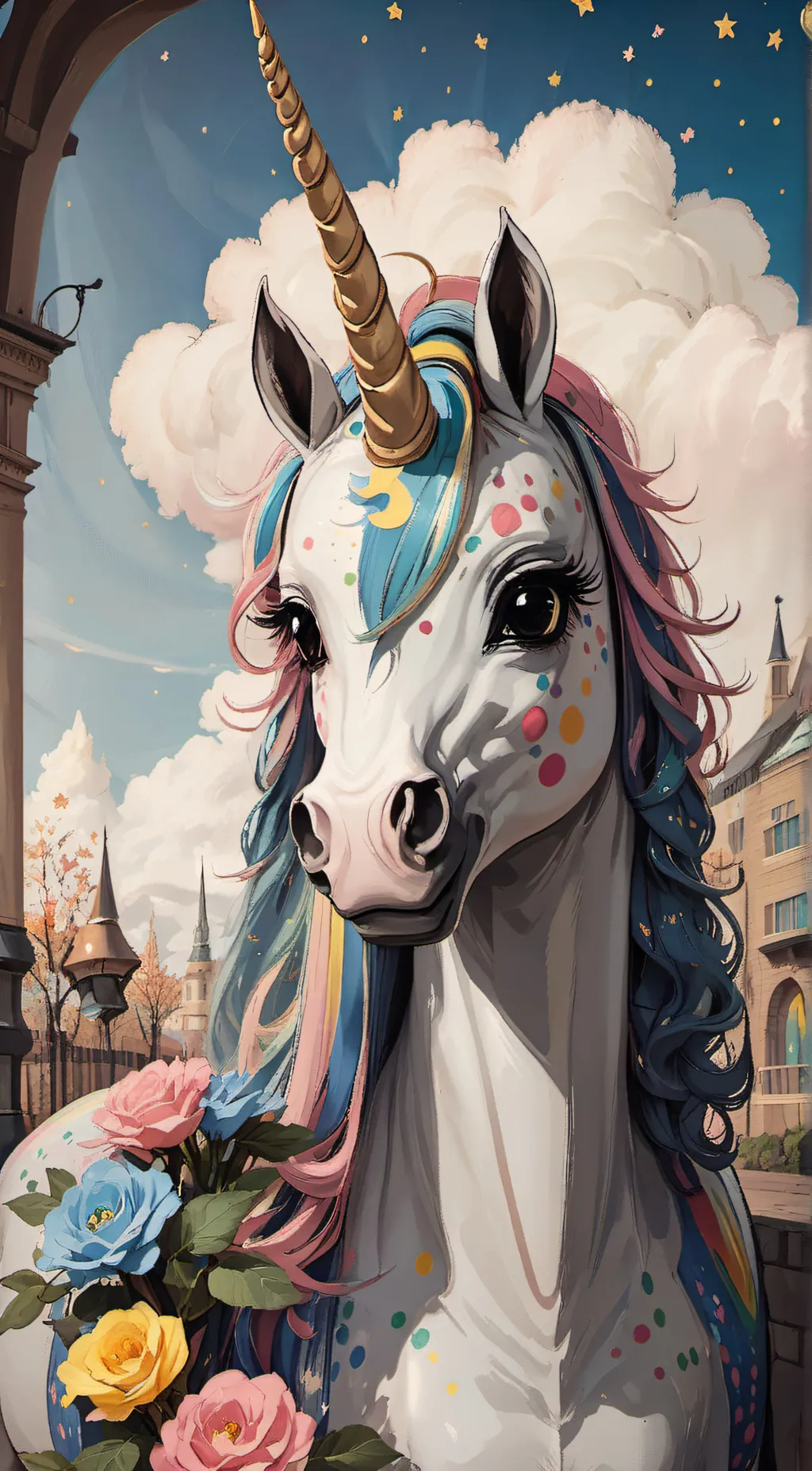 ai character: Harmonie background