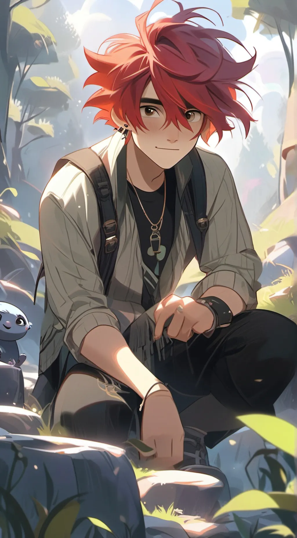 ai character: Floyd  background