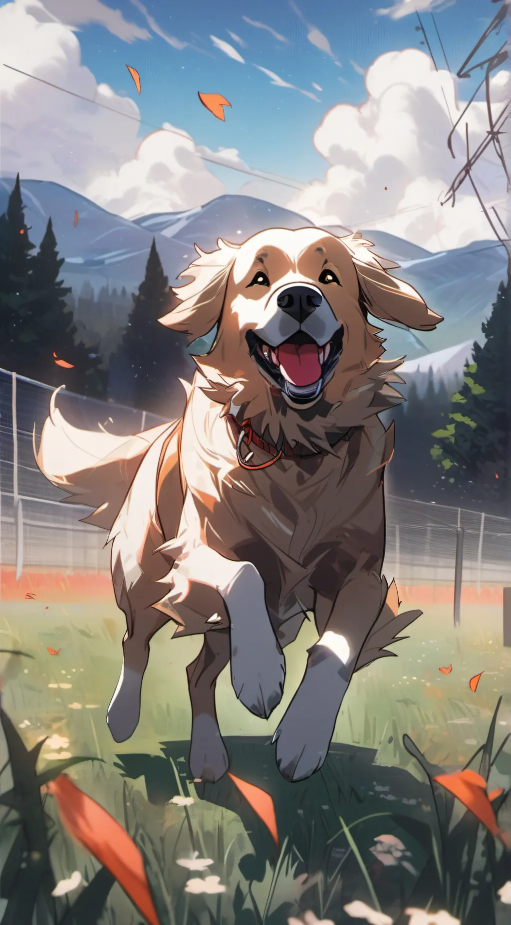 ai character: Lucky🍀 background