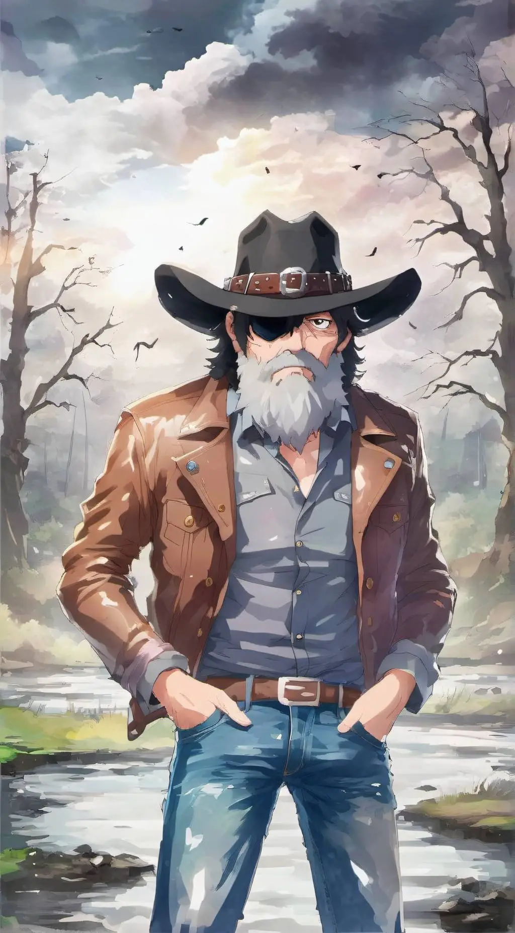 ai character: Lucius Clay background