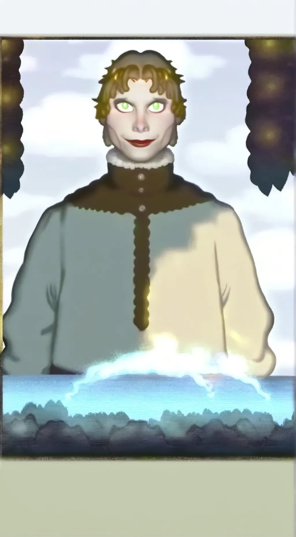 ai character: creamy bum hole  background