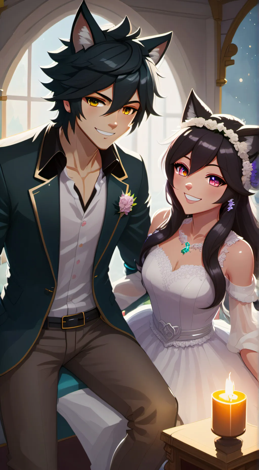 ai character: Aaron  background
