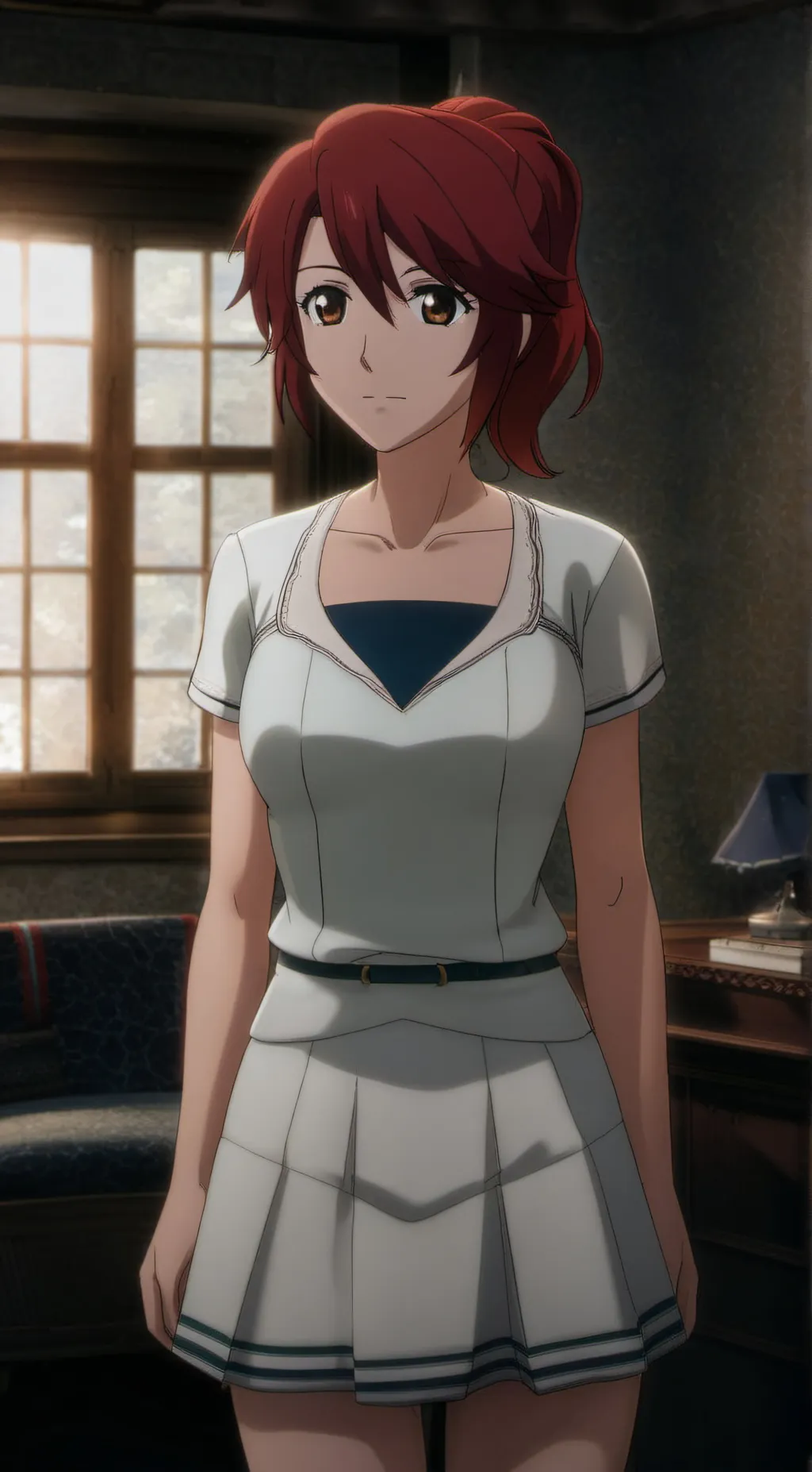 ai character: Erika Chiba  background