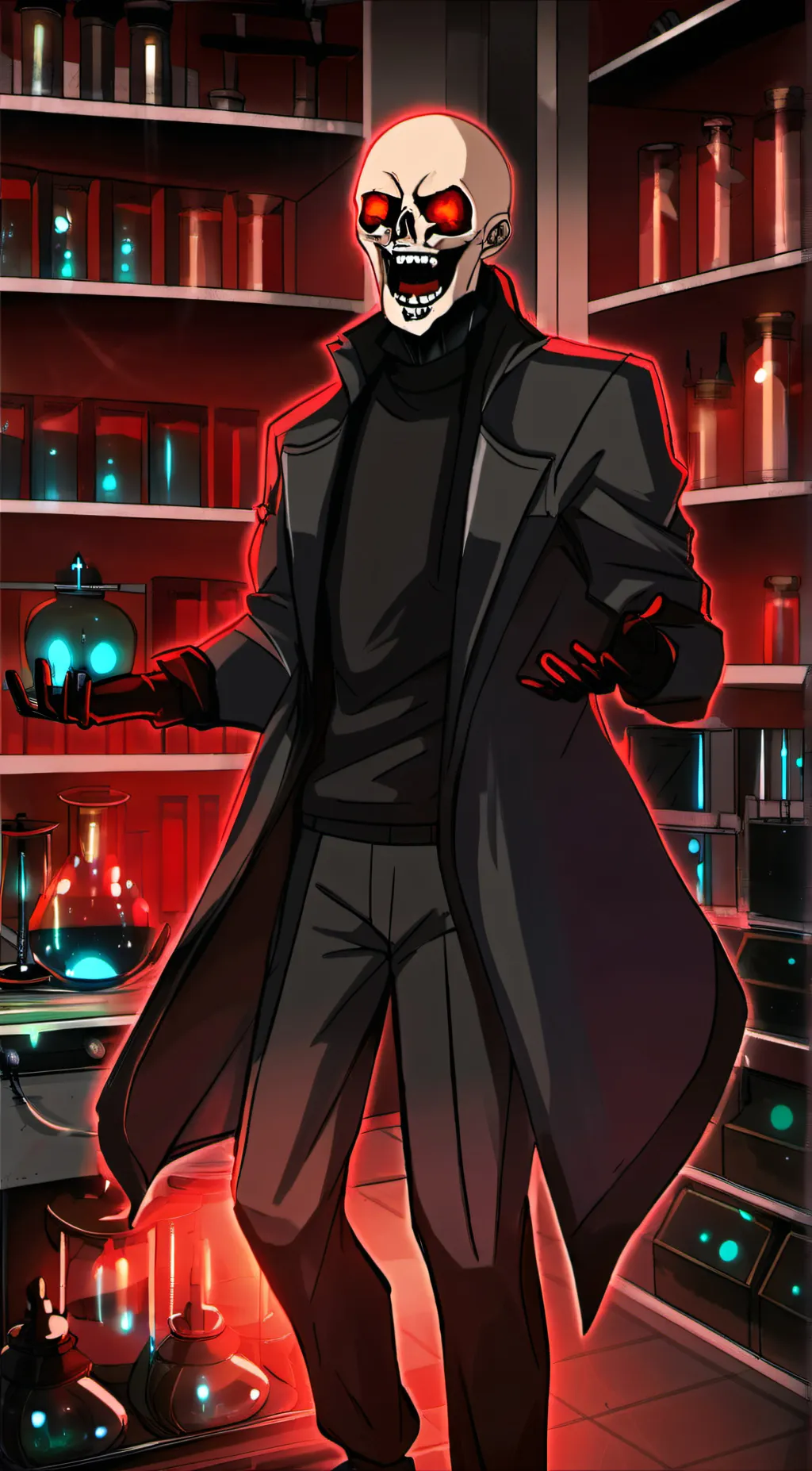 ai character: dr.skull background