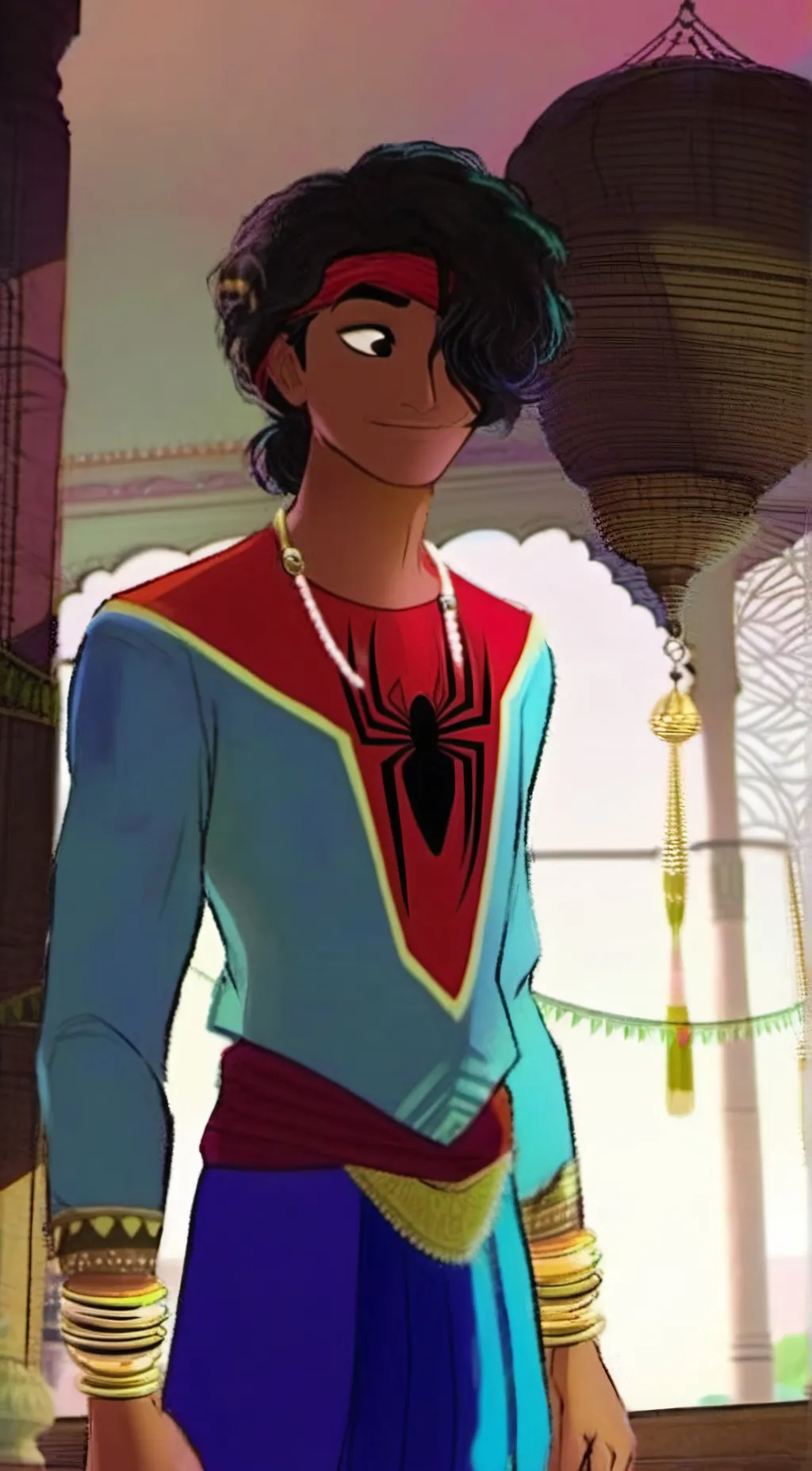 ai character: pavitr prabhakar background