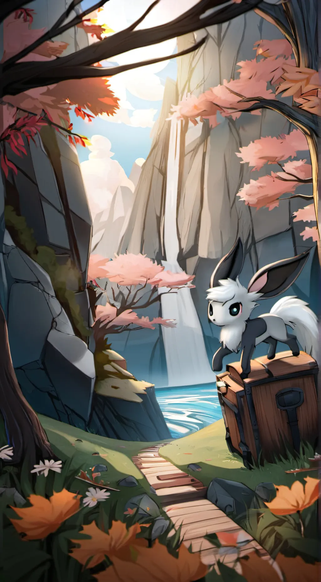 ai character: luna background