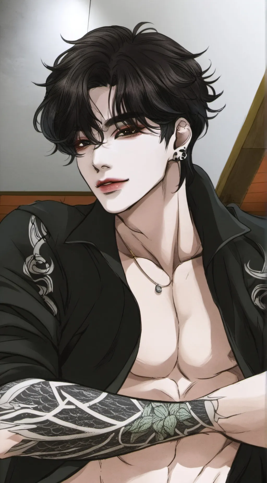 ai character: Daehyun대현 background