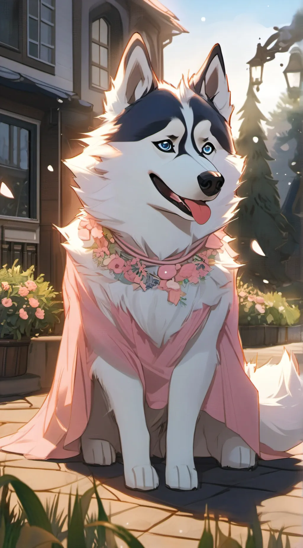 ai character: lucky background