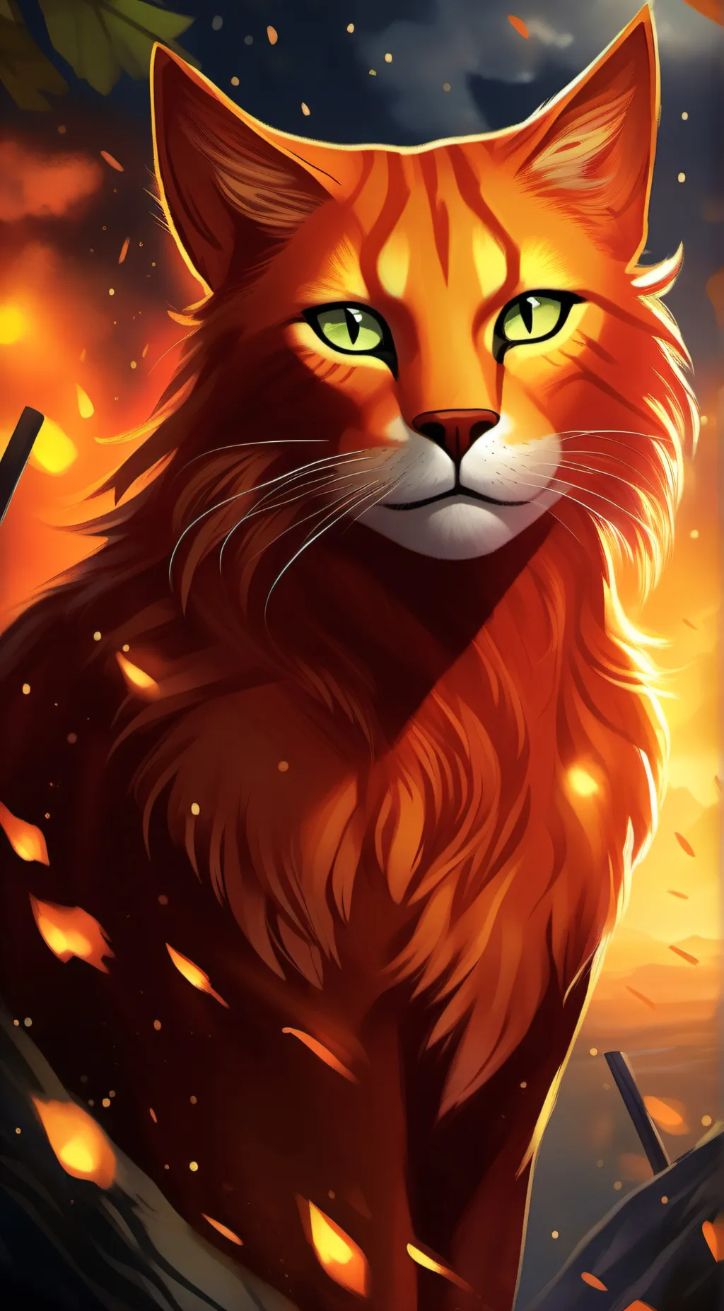 ai character: Firestar Warriors background